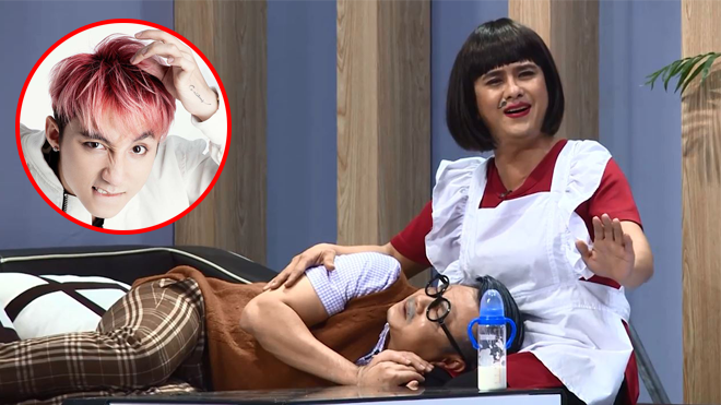 Hùng Thuận khiến các fan 'phát hoảng' khi 'lôi' cả Sơn Tùng và 'Chúng ta không thuộc về nhau' lên sân khấu Ơn giời Ảnh 2