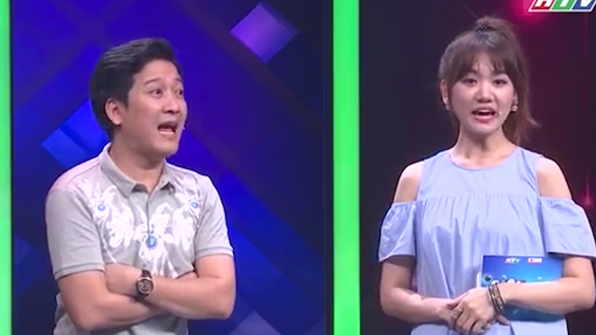 Trường Giang - Hari Won khiến khán giả 'hoang mang' khi 'cãi tay đôi' với khách mời ngay trên sóng truyền hình Ảnh 2