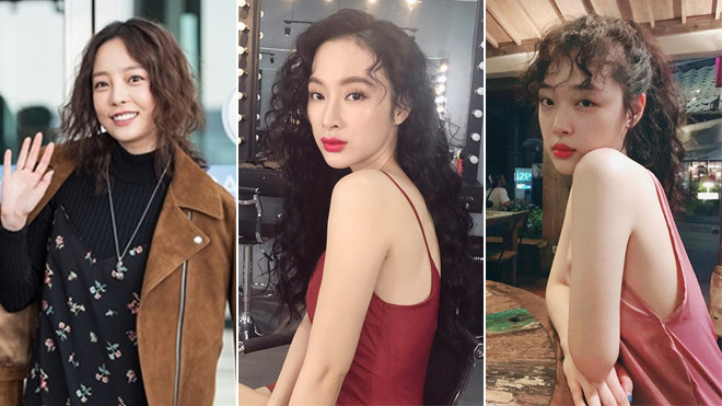 Cùng 'copy' tóc mì tôm của Sulli, Hara già đanh, Angela Phương Trinh lại đẹp xuất sắc Ảnh 2