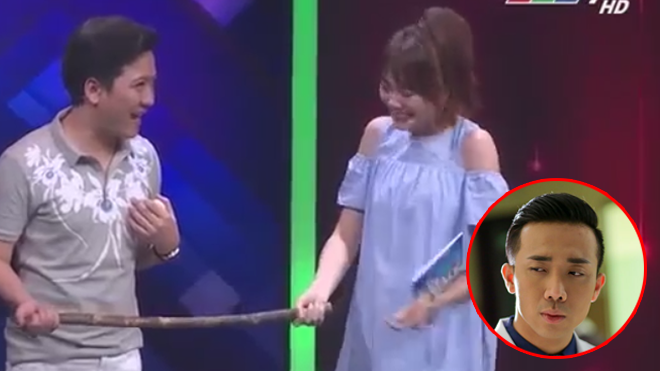 Hari Won tuyên bố sẽ cưới Trường Giang ngay trên sóng truyền hình nếu 'chặt được cây mía' Ảnh 2