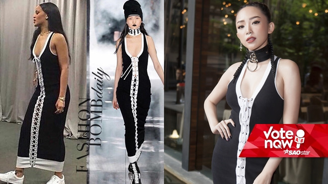 Diện trang phục trong BST của Rihanna, Tóc Tiên sao tránh khỏi đụng hàng Ảnh 2