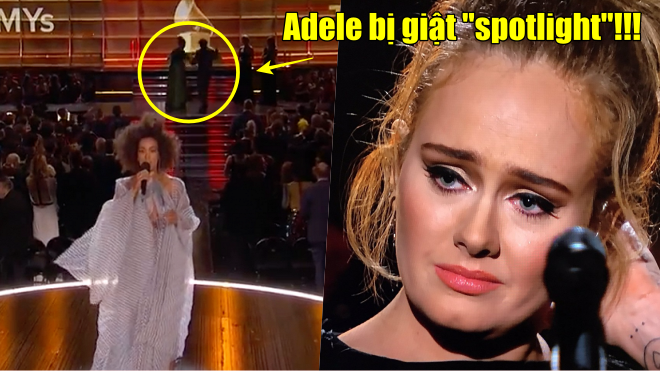 Grammy: Không chỉ ẵm hết giải, 'thánh nhọ' Adele còn 'bội thu' sự cố Ảnh 2