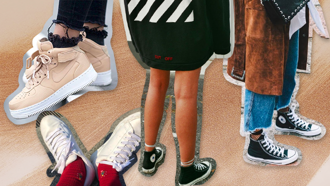 6 cách phối đồ giúp bạn luôn đẹp khi diện giày sneaker cổ cao Ảnh 2