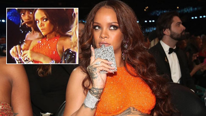 Thái độ bất thường, Rihanna bị nghi sử dụng chất kích thích khi xem Grammy? Ảnh 2