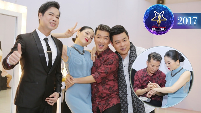 Thần tượng Bolero: Đàm Vĩnh Hưng ân cần chăm sóc Lệ Quyên trong hậu trường Ảnh 2