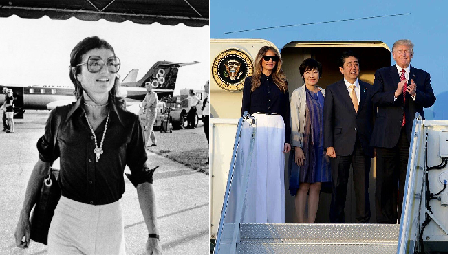 Phu nhân Melania Trump lại bị phát hiện 'học theo' style của phu nhân cố tổng thống Kennedy Ảnh 2