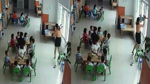 Hiệu trưởng trường mầm non dốc ngược đầu trẻ và dọa vứt ra cửa sổ vì biếng ăn? Ảnh 2