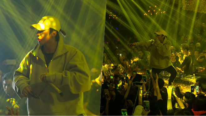 Sơn Tùng ngồi xe Dream đi diễn, hát Remix 'Lạc Trôi' trước hàng ngàn fan Hà Nội Ảnh 2