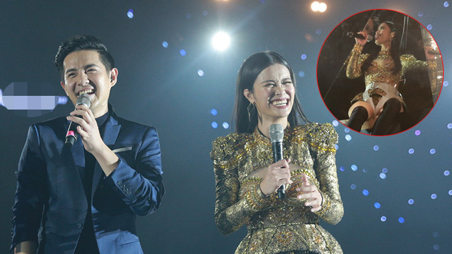 Hết xuất hiện trên cao lại tắm mưa, Đông Nhi khiến hàng nghìn khán giả phấn khích Ảnh 2