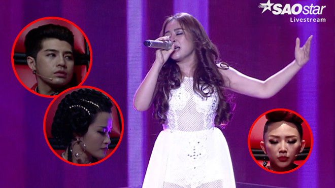 Nữ thí sinh xinh đẹp mở màn Giọng hát Việt tập 2 với màn trình diễn khiến cả Noo Phước Thịnh - Tóc Tiên - Đông Nhi thán phục Ảnh 2