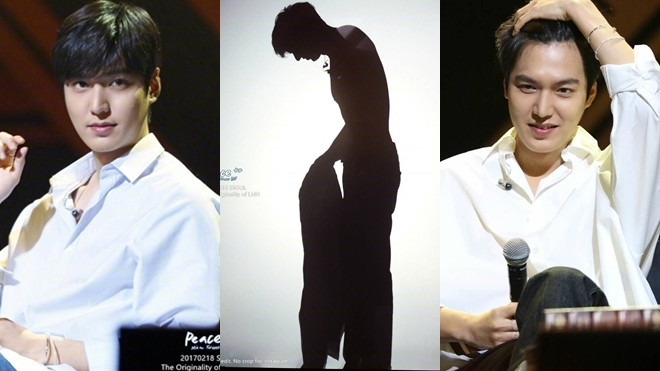 Họp fan lần cuối trước khi nhập ngũ, Lee Min Ho không ngại thay đồ 'lộ thiên' Ảnh 2