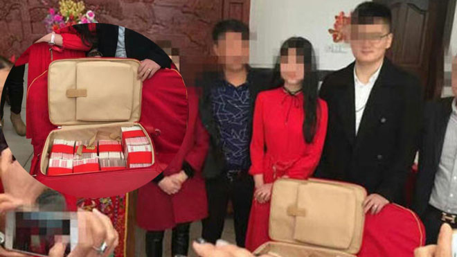 Choáng với vali tiền sính lễ 11 tỷ của cô dâu 18 tuổi Ảnh 2