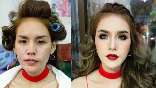 Dù biết makeup và công nghệ là 'vi diệu', nhưng thần thánh đến mức này thì quả thật khó nói nên lời Ảnh 2