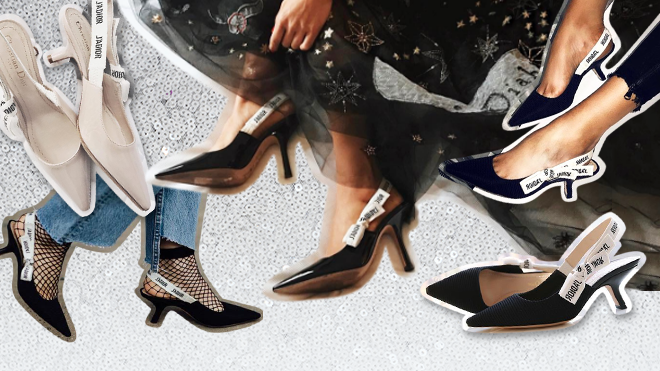 J'adior Slingback - mẫu giày gây sốt khiến bạn siêu chất như dàn tín đồ thời trang thế giới Ảnh 2