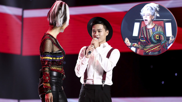 Thu Minh sung sướng, cười mãn nguyện khi thuyết phục được giọng ca phi giới tính Tùng Anh Ảnh 2