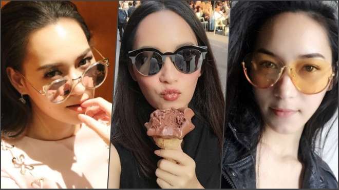 Bee Namthip và những chiếc mắt kính cứ đeo lên là sành điệu Ảnh 2