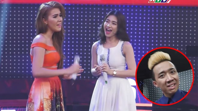 Màn song ca vô cùng 'đáng yêu' của Hòa Minzy cùng cô gái lai khiến Trấn Thành và cả trường quay 'lặng im' Ảnh 2