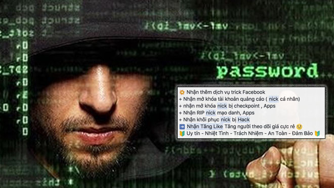 Tràn lan dịch vụ hack tài khoản trên Facebook, công khai quảng cáo mình ăn cắp Ảnh 2