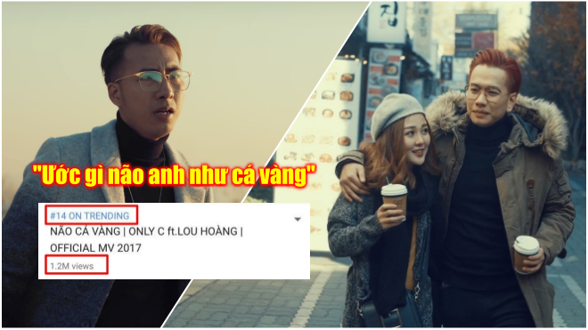 Chưa đầy 2 ngày, 'Não cá vàng' của OnlyC - Lou Hoàng cán mốc hơn 1 triệu view Ảnh 2