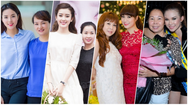 Những người mẹ luôn âm thầm hỗ trợ phía sau của các sao nữ Việt Ảnh 2