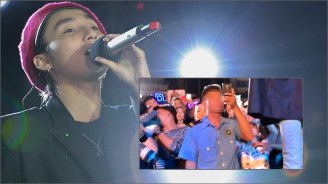 Khoảnh khắc thú vị: 'Mê' Sơn Tùng, nhân viên an ninh quên cả đang làm nhiệm vụ Ảnh 2