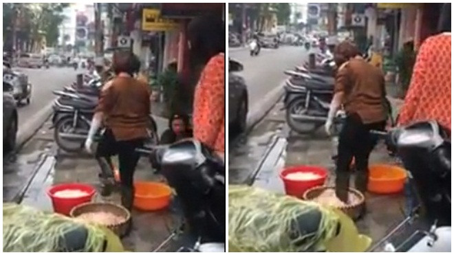 Clip: Làm sạch nội tạng bằng ủng khiến các 'tín đồ' của món ngon lòng lợn phải sợ hãi Ảnh 2