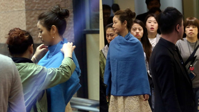 Sau khi sinh con, Lâm Tâm Như được nhân viên tháp tùng, 'chăm sóc tận răng' khi đi sự kiện Ảnh 2