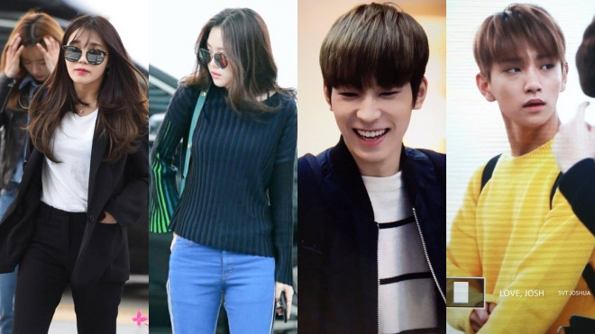 A Pink và SEVENTEEN xuất hiện rạng rỡ ở sân bay Hàn khi chuẩn bị tới Việt Nam Ảnh 2