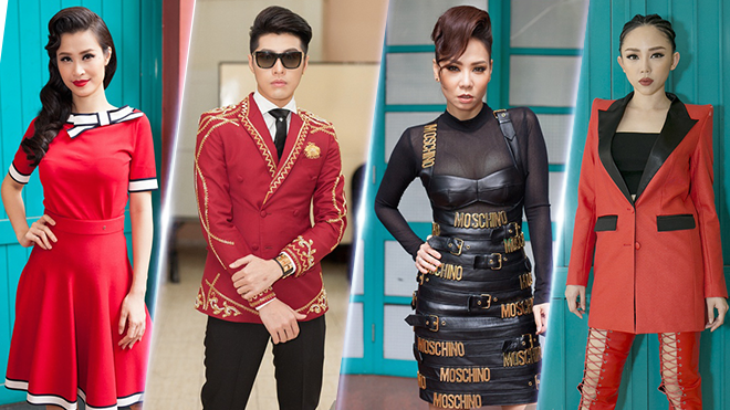 Mặc kệ đàn em thi nhau nhuộm đỏ hậu trường, Thu Minh 'một mình một ngựa' diện Moschino nắm quyền sắc đen Ảnh 2