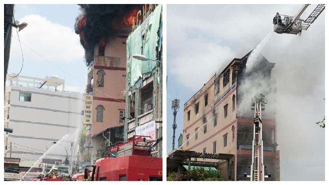 Vụ hoả hoạn gần chợ Kim Biên: Tại sao cháy tầng 5, cứu hoả phun nước tầng 3 và nhà bên cạnh? Ảnh 2