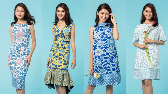 Á hậu Thùy Dung lăng xê trang phục đậm chất Á đông với họa tiết gốm sứ Ảnh 2
