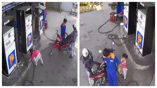 Mỗi ngày chỉ kiếm được 40 nghìn, em bé bán vé số trả lại 300 nghìn nhặt được cho nhân viên cây xăng Ảnh 2