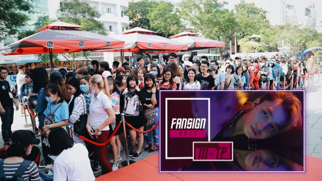 Hàng trăm fan xếp hàng từ sáng sớm mua album của Sơn Tùng M-TP Ảnh 2