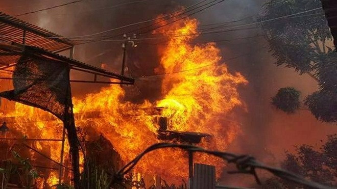 Cháy lớn gần trung tâm Đà Lạt, nhiều phòng trọ bị thiêu rụi Ảnh 2