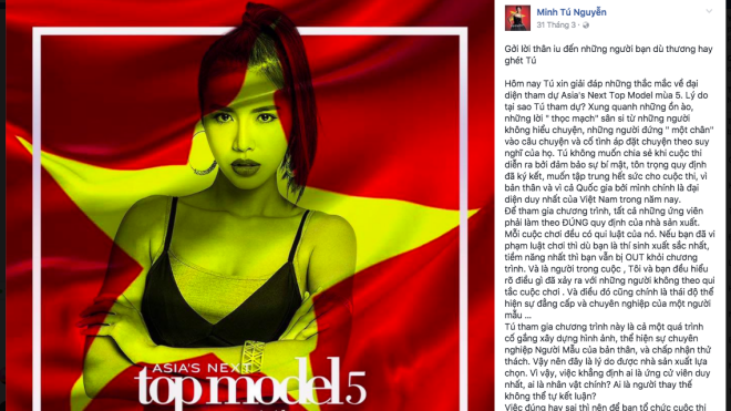 Minh Tú bức xúc vì bị 'ném đá' khi đi thi Asia's Next Top Model Ảnh 2