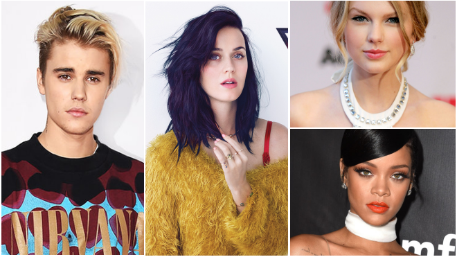Taylor Swift âm thầm vượt Rihanna nhưng vẫn 'chịu phép' Justin Bieber và Katy Perry Ảnh 2