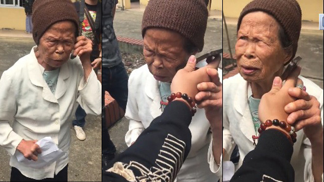 Clip bà cụ trong trại phong nhờ người bấm điện thoại để được nói chuyện với con và cái kết đáng suy ngẫm Ảnh 2