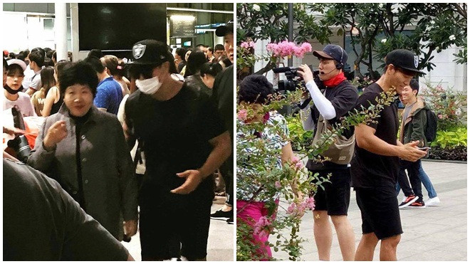 Fan Running Man đâu, Kim Jong Kook đang dạo phố đi bộ Nguyễn Huệ cùng mẹ đây này! Ảnh 2