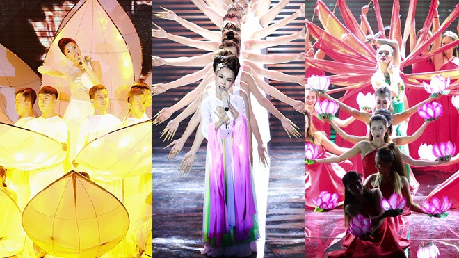 3 'nàng thơ' Remix Bảo Thy, Yến Trang, Hương Giang đồng loạt hóa sen tại đêm World Music Ảnh 2