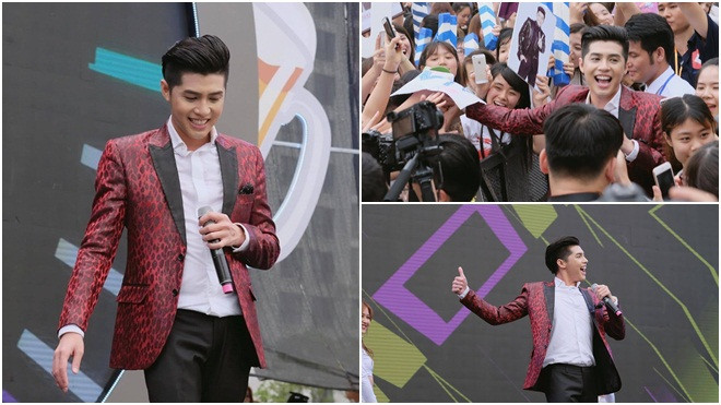 Trước chuyến đi Malaysia, Noo Phước Thịnh bản lĩnh xử lý sự cố âm thanh tại Hà Nội Ảnh 2