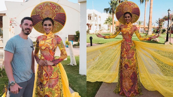 Đầy quyền lực trong bộ quốc phục, Nguyễn Thị Thành có làm nên chuyện tại Miss Eco International 2017? Ảnh 2