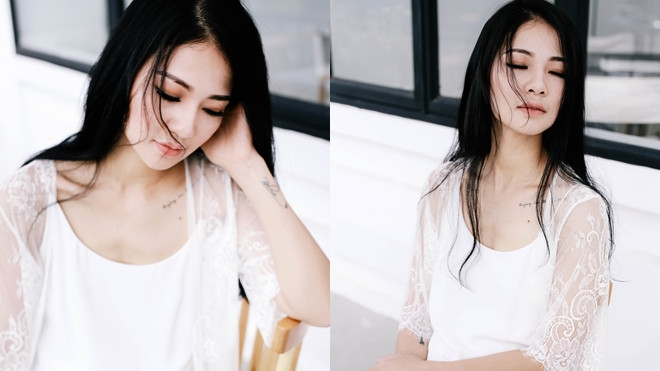 Hoa hậu Trần Thị Quỳnh khoe hình xăm bí ẩn trong bộ hình mừng sinh nhật Ảnh 2