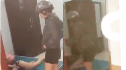 Cô gái ho liên tục, co quắp người sợ hãi khi bị người yêu cũ của bạn trai xịt hơi cay vào mặt Ảnh 2