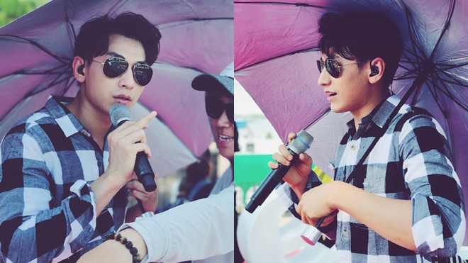 Giữa trời nắng đổ lửa, Isaac vẫn đẹp trai khiến fan 'rụng rời' thế này! Ảnh 2