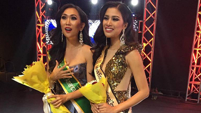 Khoảnh khắc đẹp nhất Chung kết Miss Eco International 2017: Đại diện Mỹ sẵn sàng phiên dịch giúp Nguyễn Thị Thành Ảnh 2