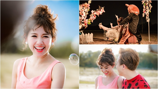 Mặc kệ Trấn Thành, Hari Won mải mê vui đùa bên 'gấu' trong teaser MV mới Ảnh 2