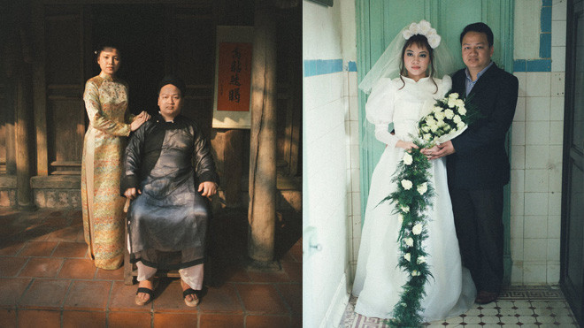 Độc nhất vô nhị: Chụp một lần, cặp đôi tái hiện được tất cả các kiểu lễ cưới Việt Nam trong 100 năm qua! Ảnh 2