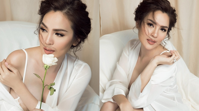 Á hậu Phương Lê khoe vẻ đẹp gợi cảm như thiếu nữ Ảnh 2