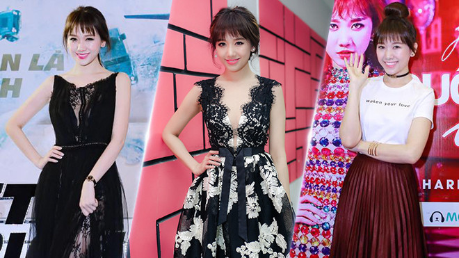 Các chị em cứ cẩn thận, cứ như thế này chẳng mấy chốc Hari Won sẽ 'soán ngôi' sao đẹp các bảng phong thần thời trang đấy! Ảnh 2