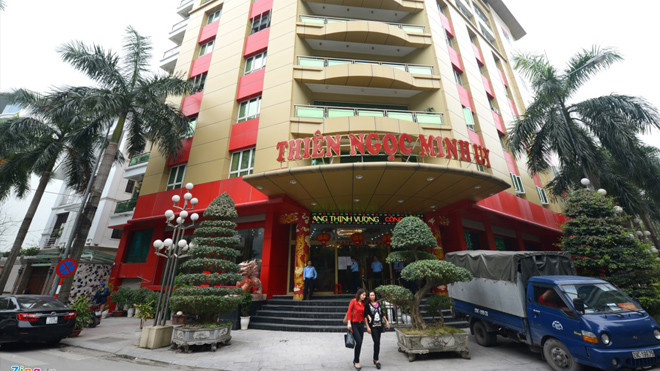 Trụ sở Thiên Ngọc Minh Uy vẫn tấp nập ngày chấm dứt hoạt động đa cấp Ảnh 2